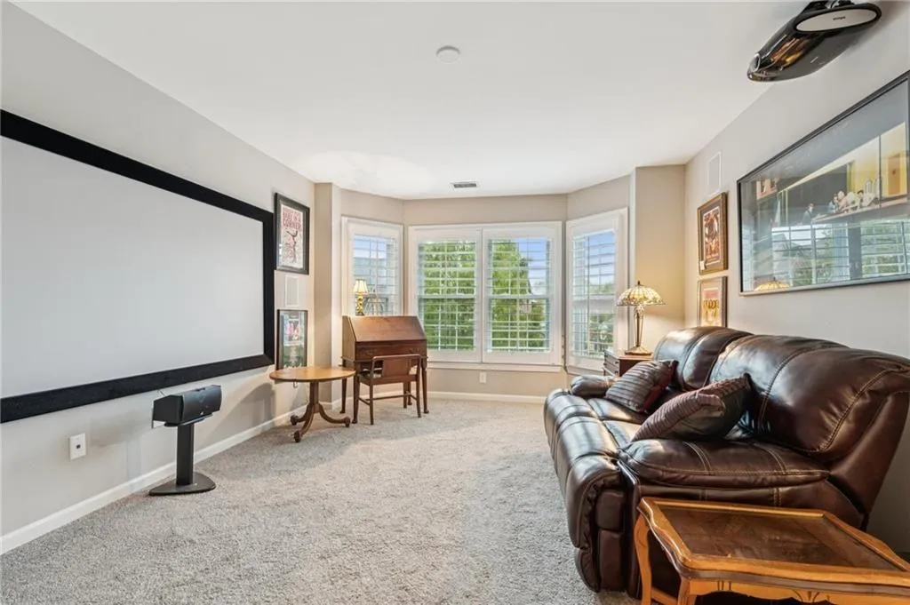 Secondary bedroom 2 now used a media room