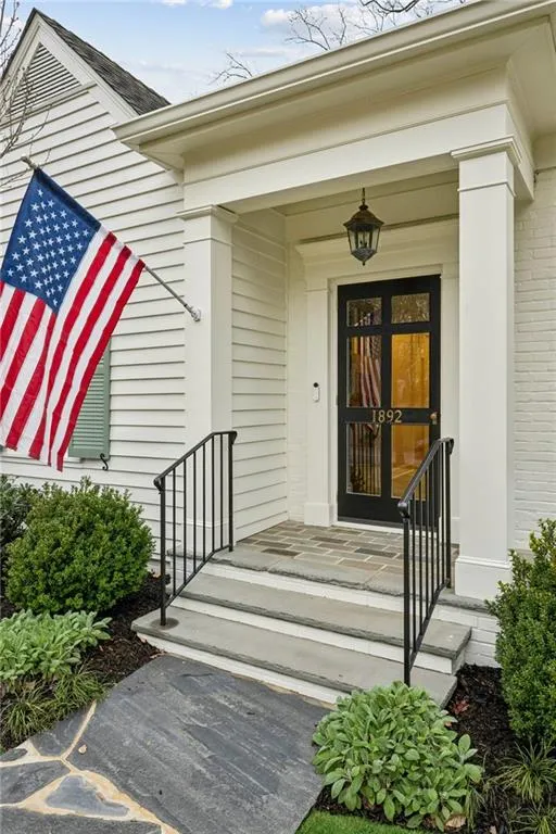 Doorway to property