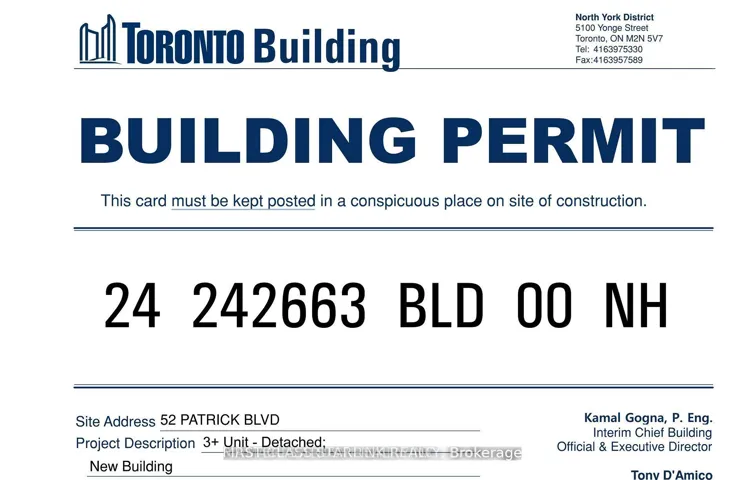 52  Patrick  Boulevard, Toronto C15, ON M2J 3L2