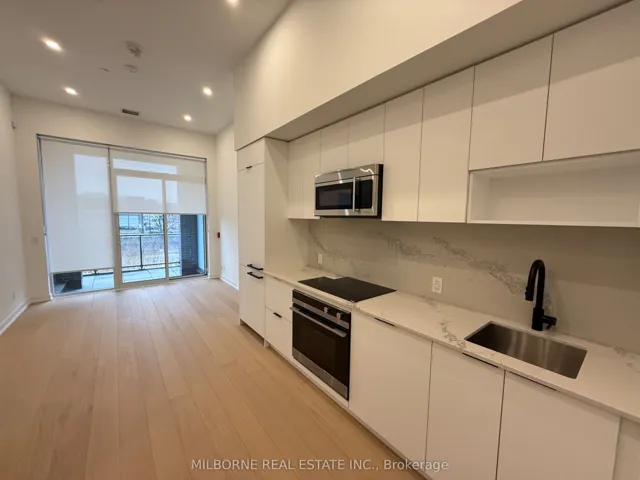 Living room and kitchen
