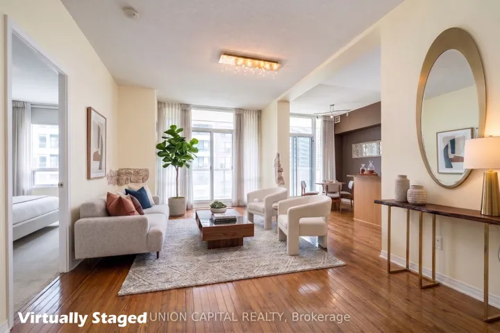 Living Room Virtual Staged