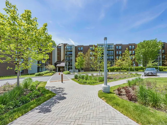 Landscaped building exterior