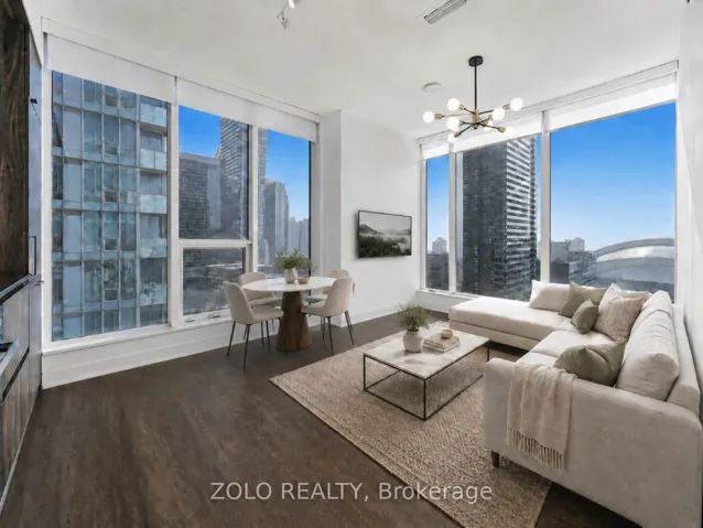 Living/Dining Area - Virtually Staged