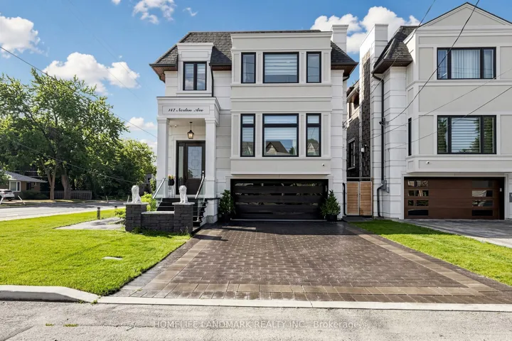 Front Yard-Interlocking paver driveway