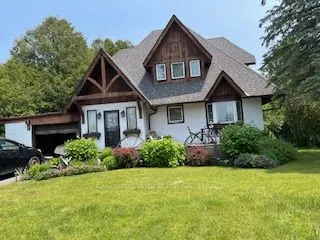 Summer view of extensive landscaping