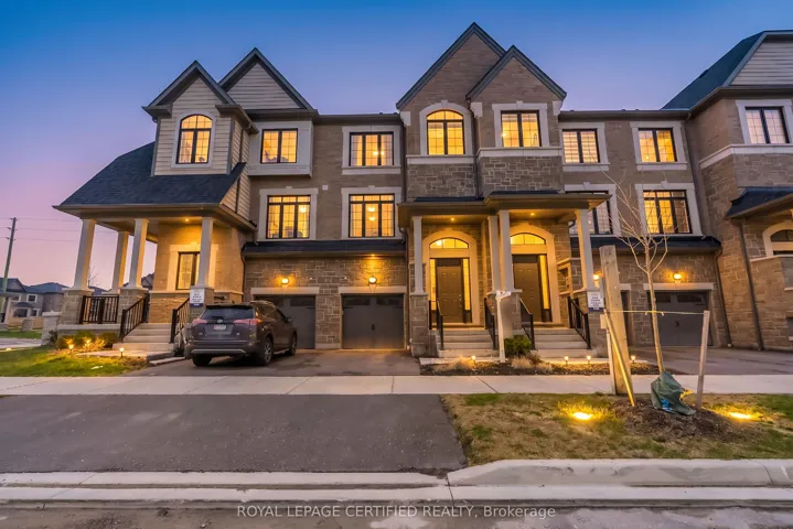 Front Exterior Elevation, Twilight