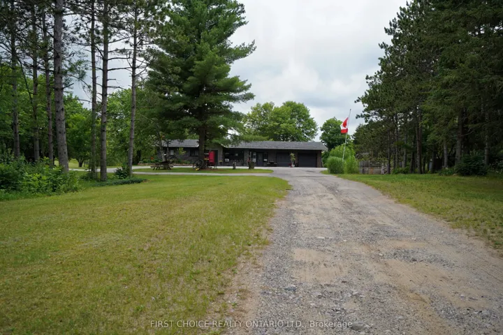 Long driveway. Private frontage