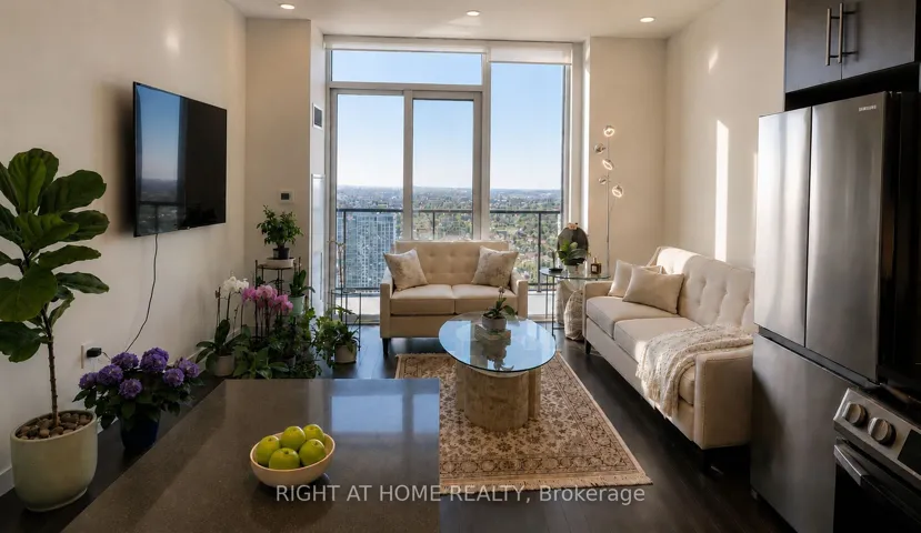 Bright Living Room With Sunset Views