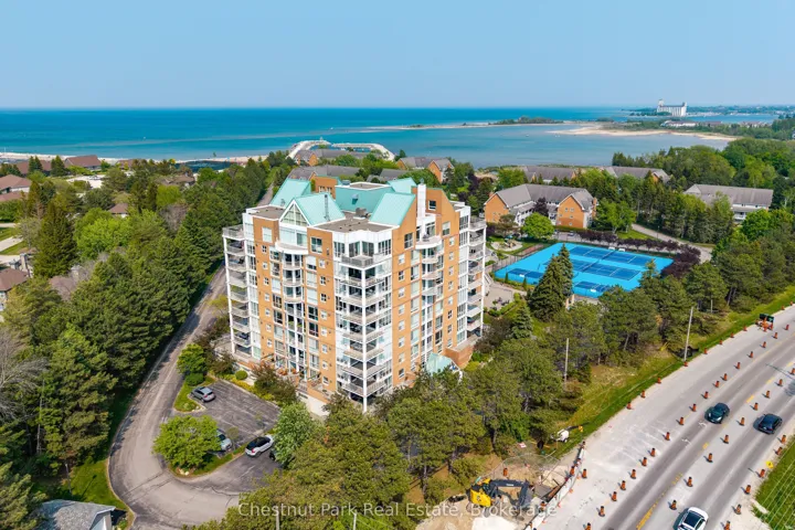 Summer views of Georgian Bay east to Collingwood