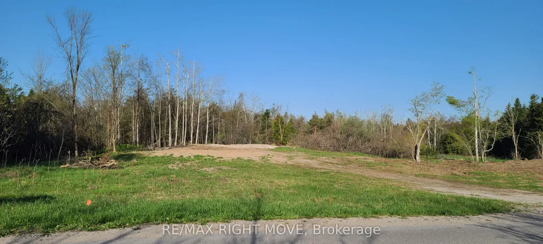 Cleared building area.