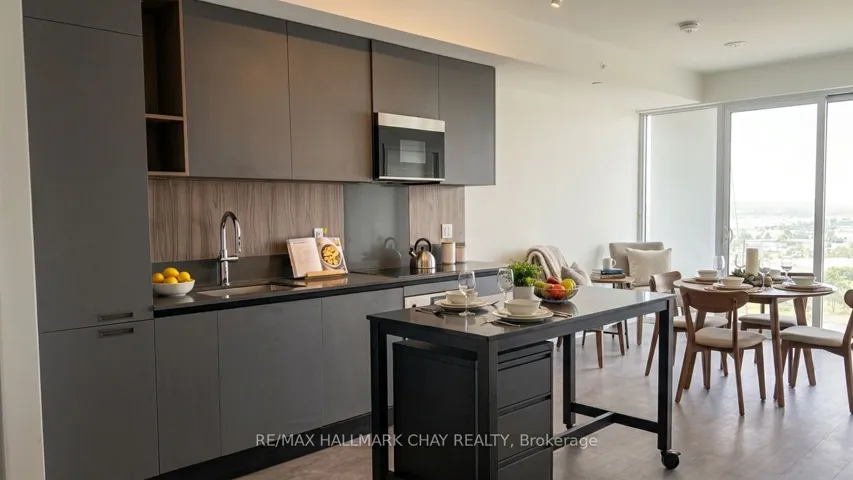 Kitchen/Living - Virtually Staged