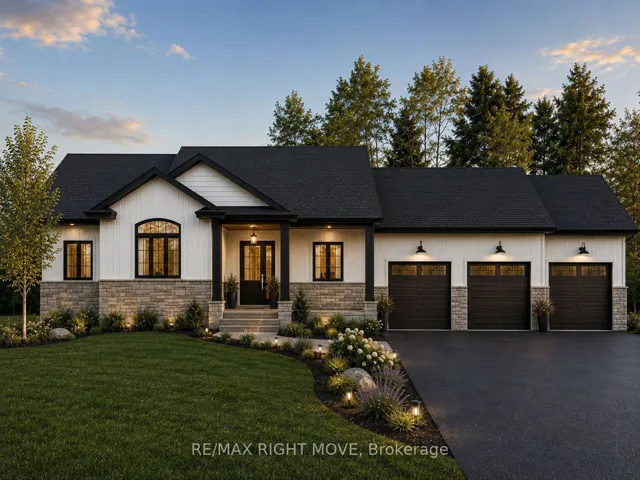 Model with 3 car garage and upgrades