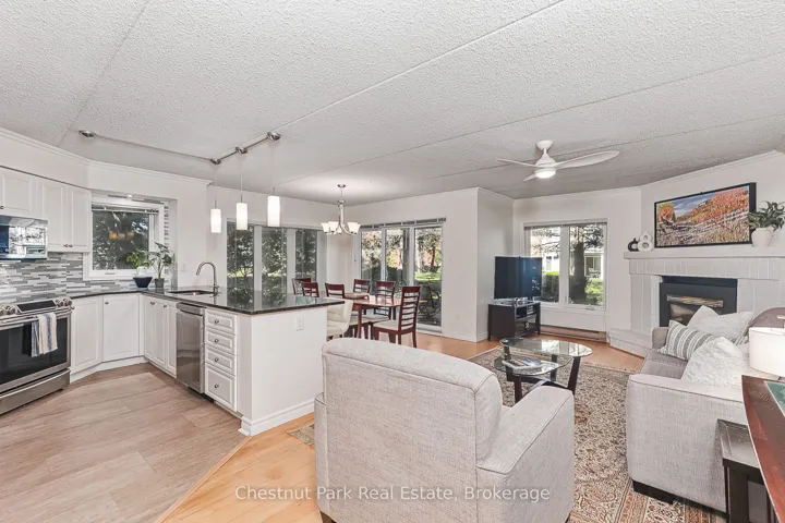 Bright open concept.