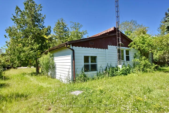 side of cottage