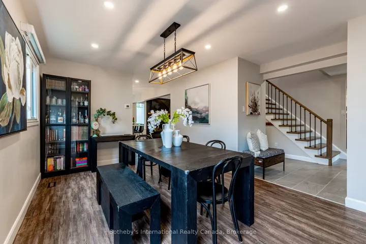 Separate dining room with kitchen access.
