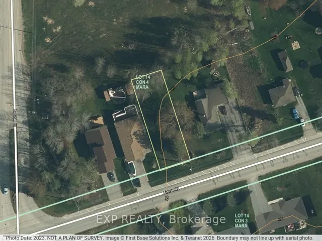View from above (lot lines approximate).