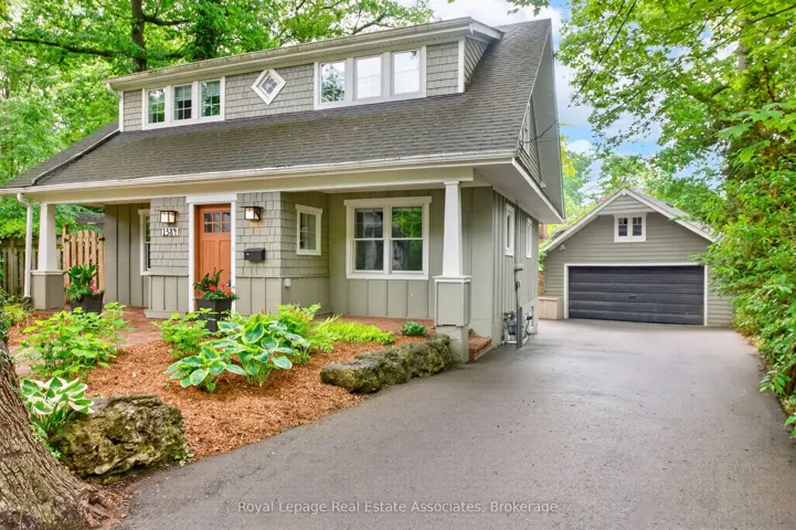 Driveway & detached Garage