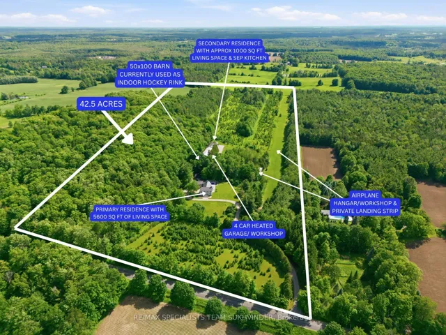 Aerial View of 13232 Fifth Line