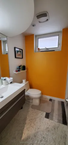 bathroom in the basement