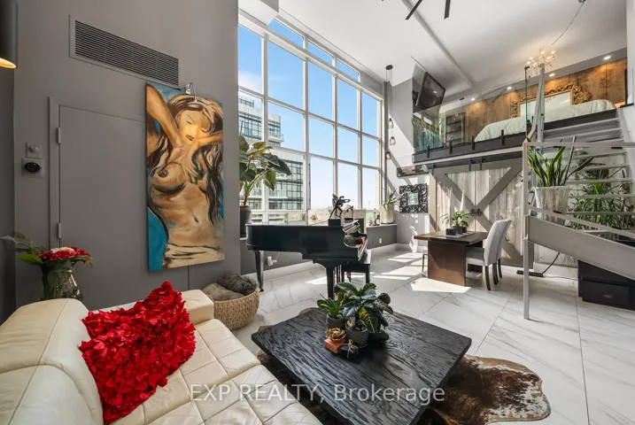 2_story loft with 17' ceilings