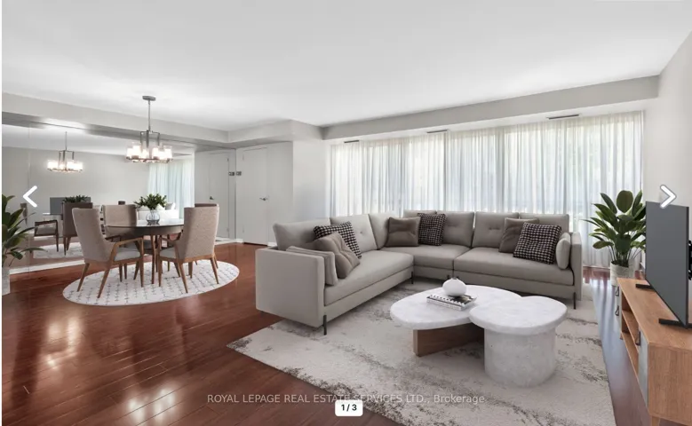 Staged Spacious Living Room