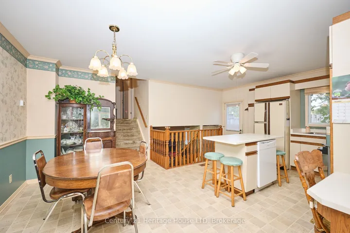 Kitchen combined with dining area