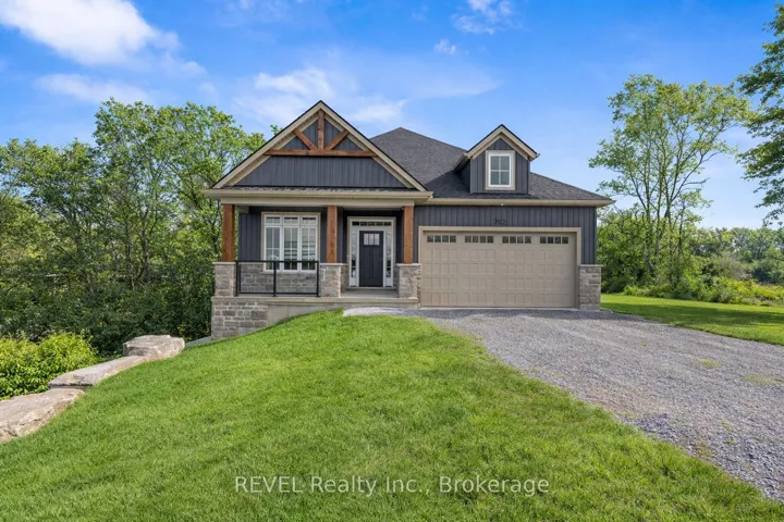 Front of house in summer