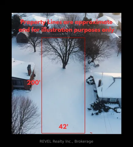 42' x 200' Serviced lot