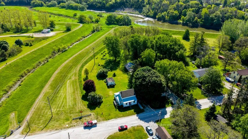 Willow Creek and Trails on the left, Saugeen River