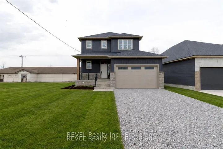 Double driveway and garage