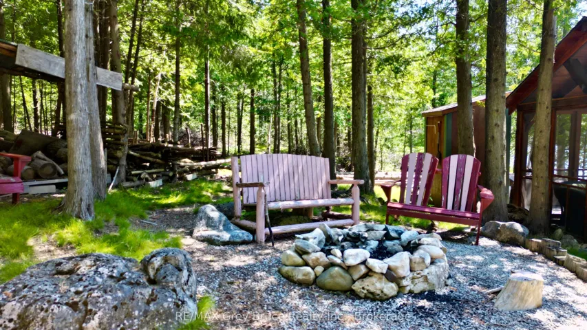 Gather around the firepit for a campfire!