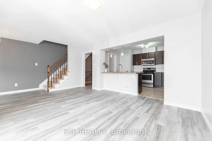 Open Concept Living Room with Kitchen View