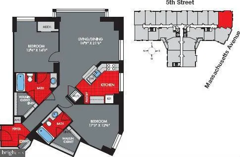 555 Massachusetts Ave Nw #704, Washington, District of Columbia 20001