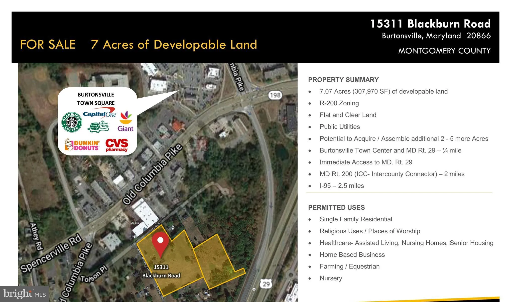 15311 BLACKBURN ROAD, Burtonsville, MD 20866