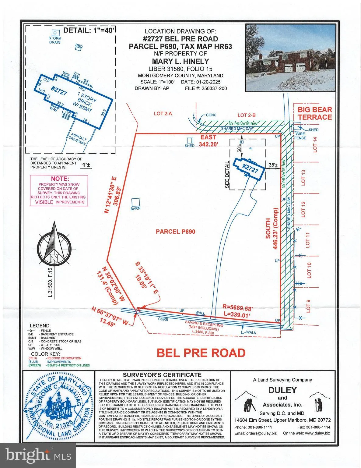 2727 BEL PRE ROAD, Silver Spring, MD 20906