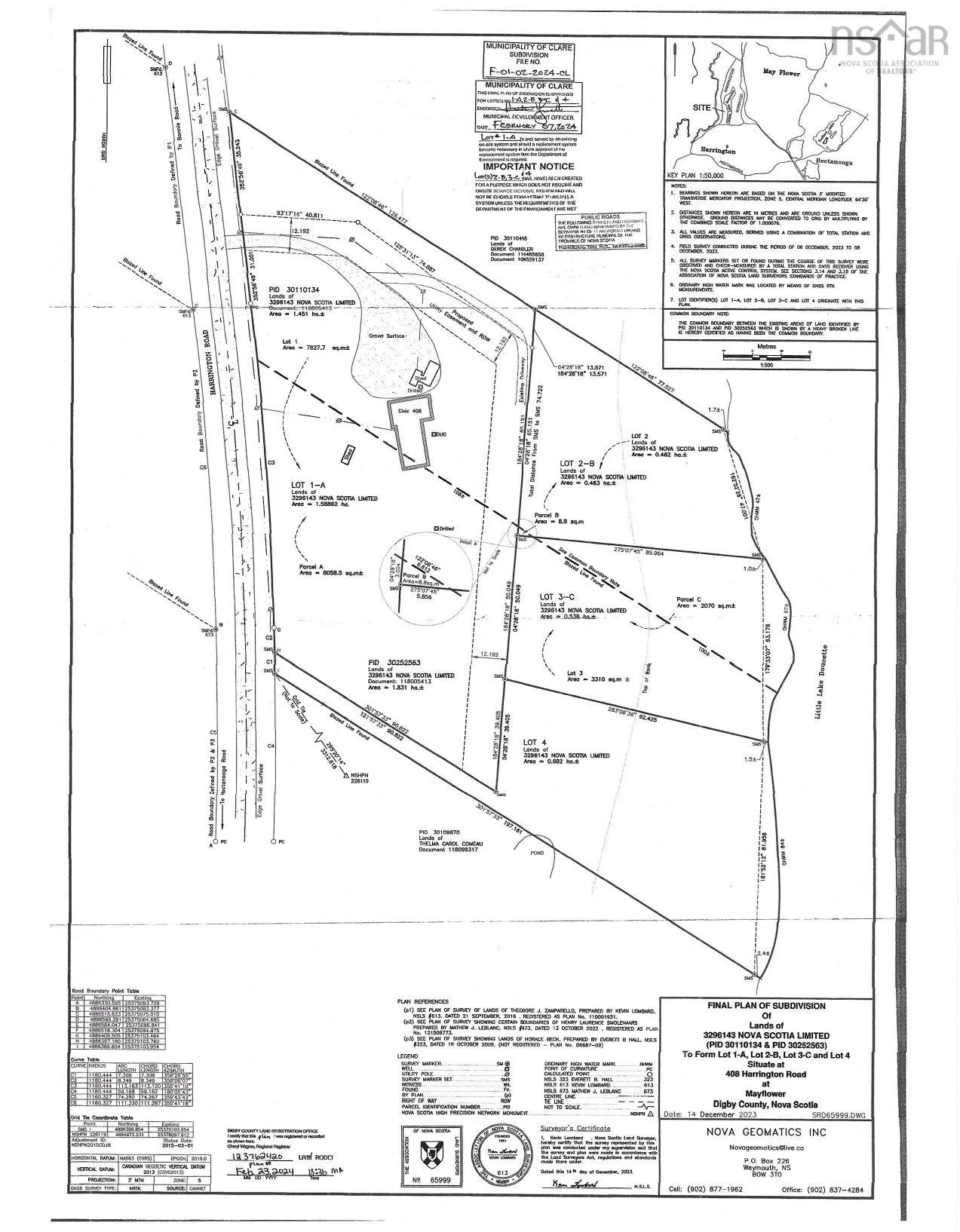408 Harrington Road, Mayflower Ns B0w 2y0, ,Commercial Sale,For Sale,Harrington,202401293