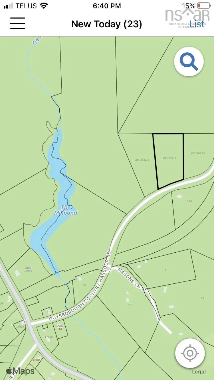 Lot 2022-2 Country Harbour Road, Cross Roads Country Harbour Ns B0h 1j0, ,Land,For Sale,Country Harbour Road,202419610
