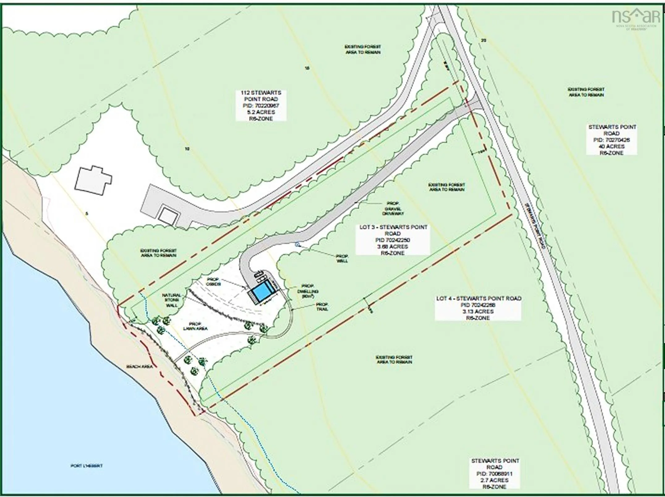 Stewarts Point Road Lot 3, East Port Lhebert, NS B0T 1S0, ,Land,For Sale,Stewarts Point,202522888
