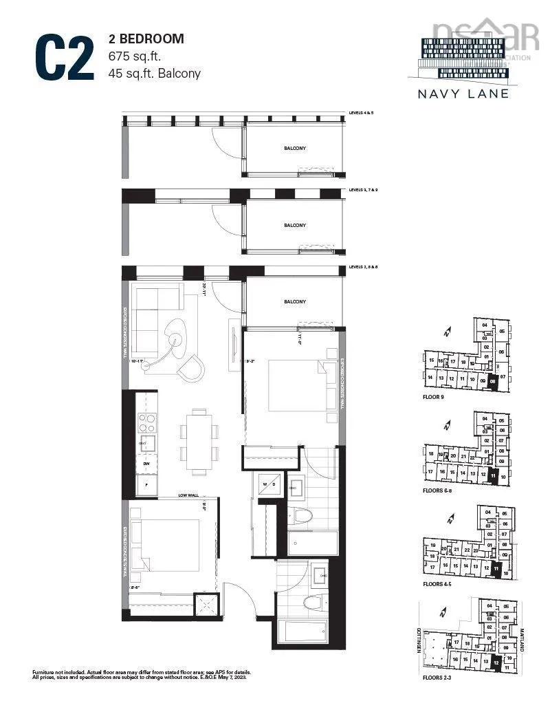 312-2250 Maitland Street, Halifax Ns B3k 2z9, 2 Bedrooms Bedrooms, ,2 BathroomsBathrooms,Residential,For Sale,Maitland,202403433