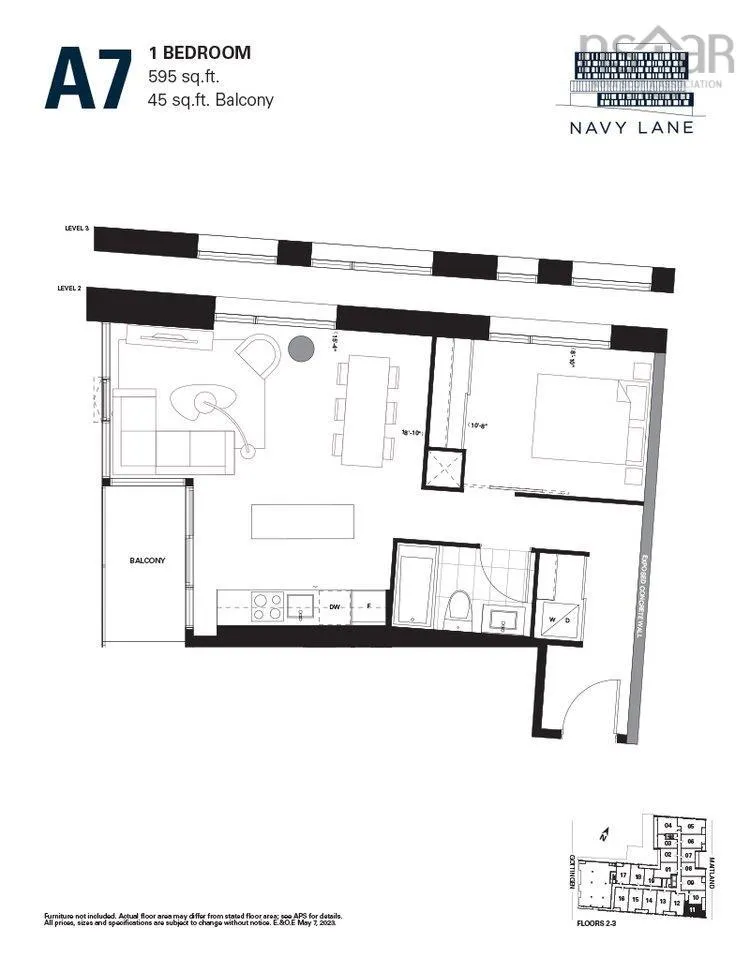 211-2250 Maitland Street, Halifax Ns B3k 2z9, 1 Bedroom Bedrooms, ,1 BathroomBathrooms,Residential,For Sale,Maitland,202319627