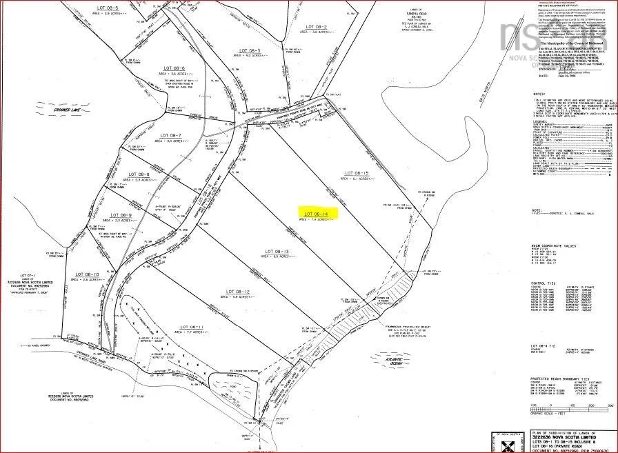 08-14 Crooked Lake Road, Framboise Ns B2j 1c4, ,Land,For Sale,Crooked Lake,202420999