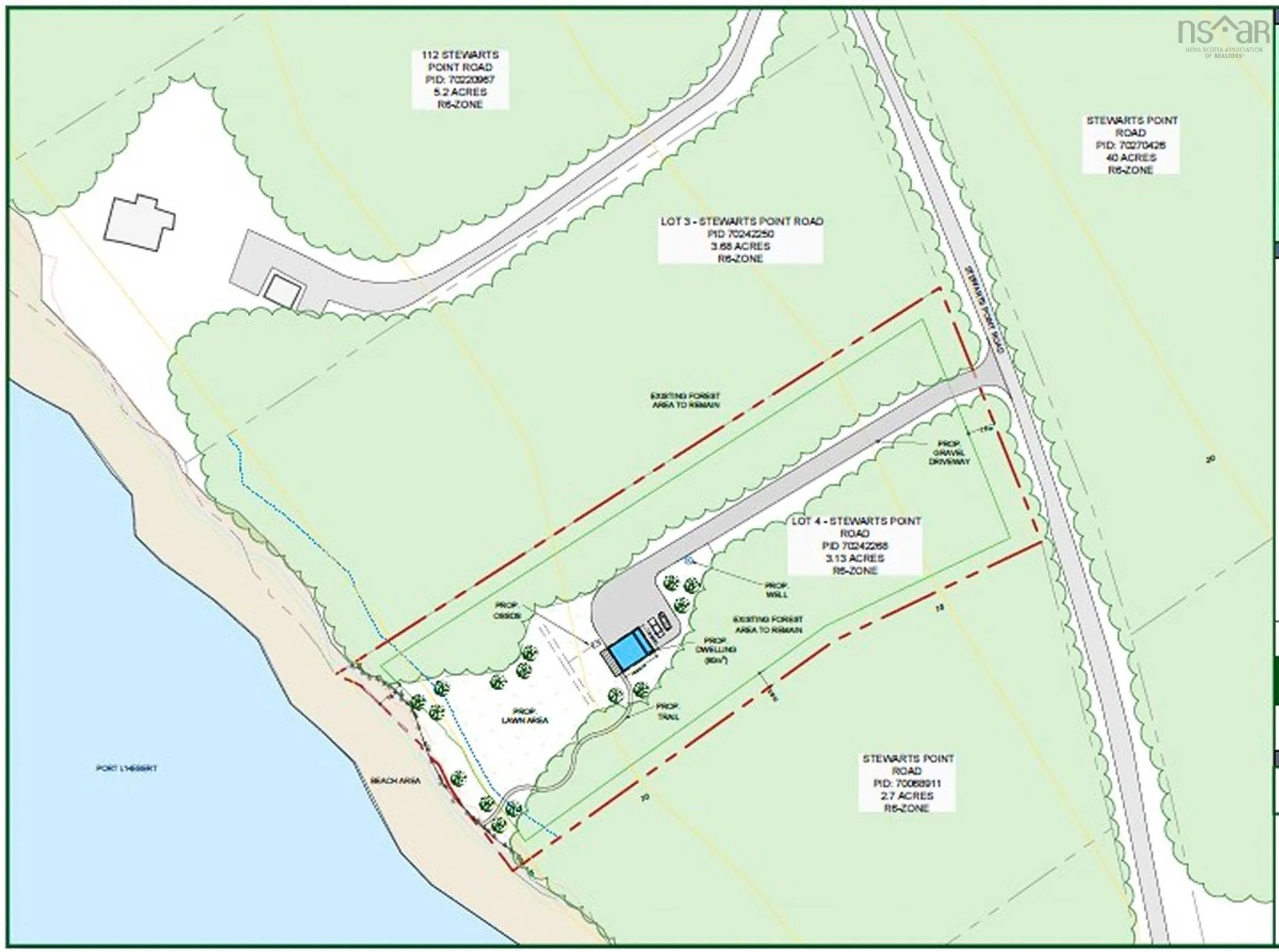 Stewarts Point Road Lot 4, East Port Lhebert, NS B0T 1S0, ,Land,For Sale,Stewarts Point,202522890