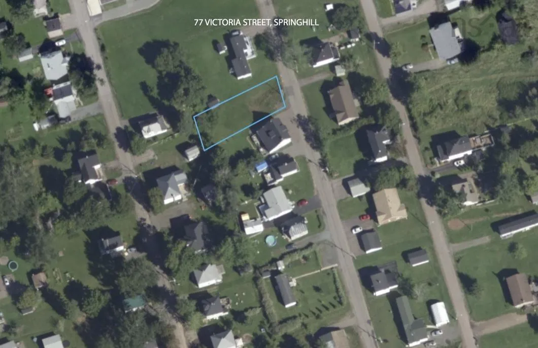 77 Victoria Street, Springhill Ns B0m 1x0, ,Land,For Sale,Victoria,202320054