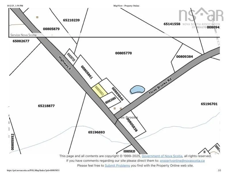 7013 Highway 6, Three Brooks, NS B0K 1H0, ,Land,For Sale,Highway 6,202524924