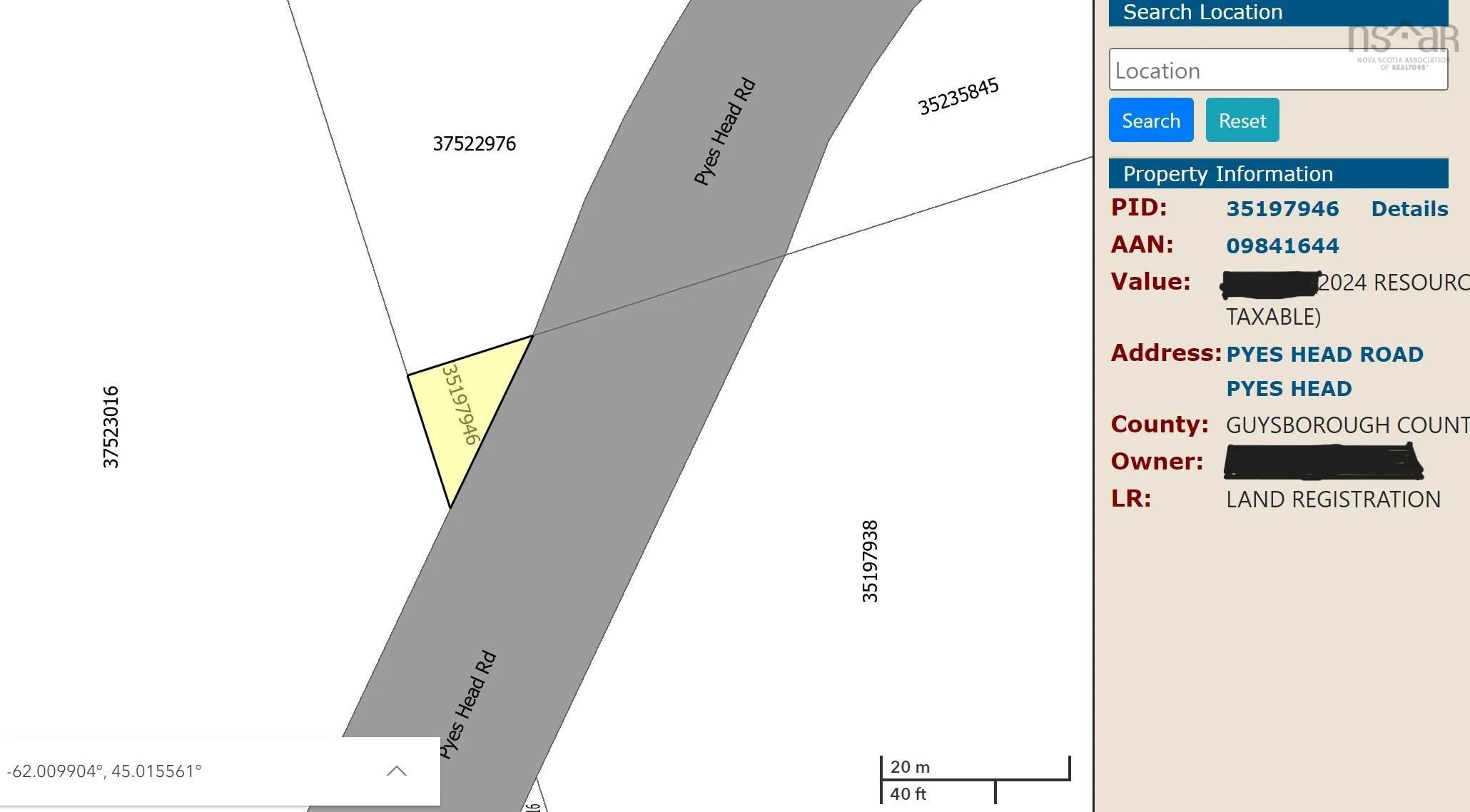Lot 6 Pyes Head Road, Liscomb Ns B0j 2a0, ,Land,For Sale,Pyes Head,202403236