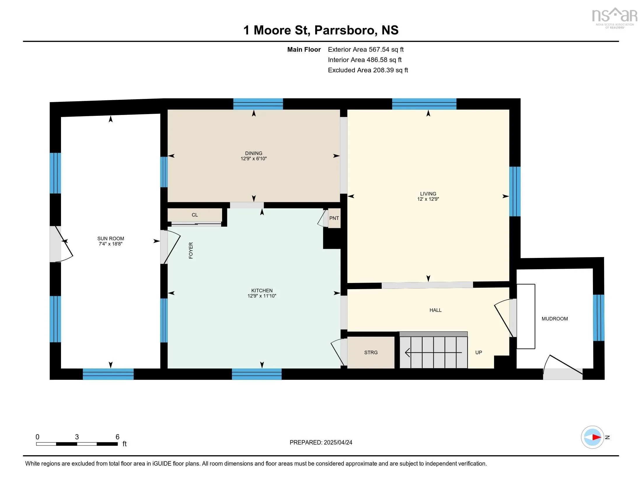 1 Moore Street, Parrsboro Ns B0m 1s0, 3 Bedrooms Bedrooms, ,1 BathroomBathrooms,Residential,For Sale,Moore,202508784