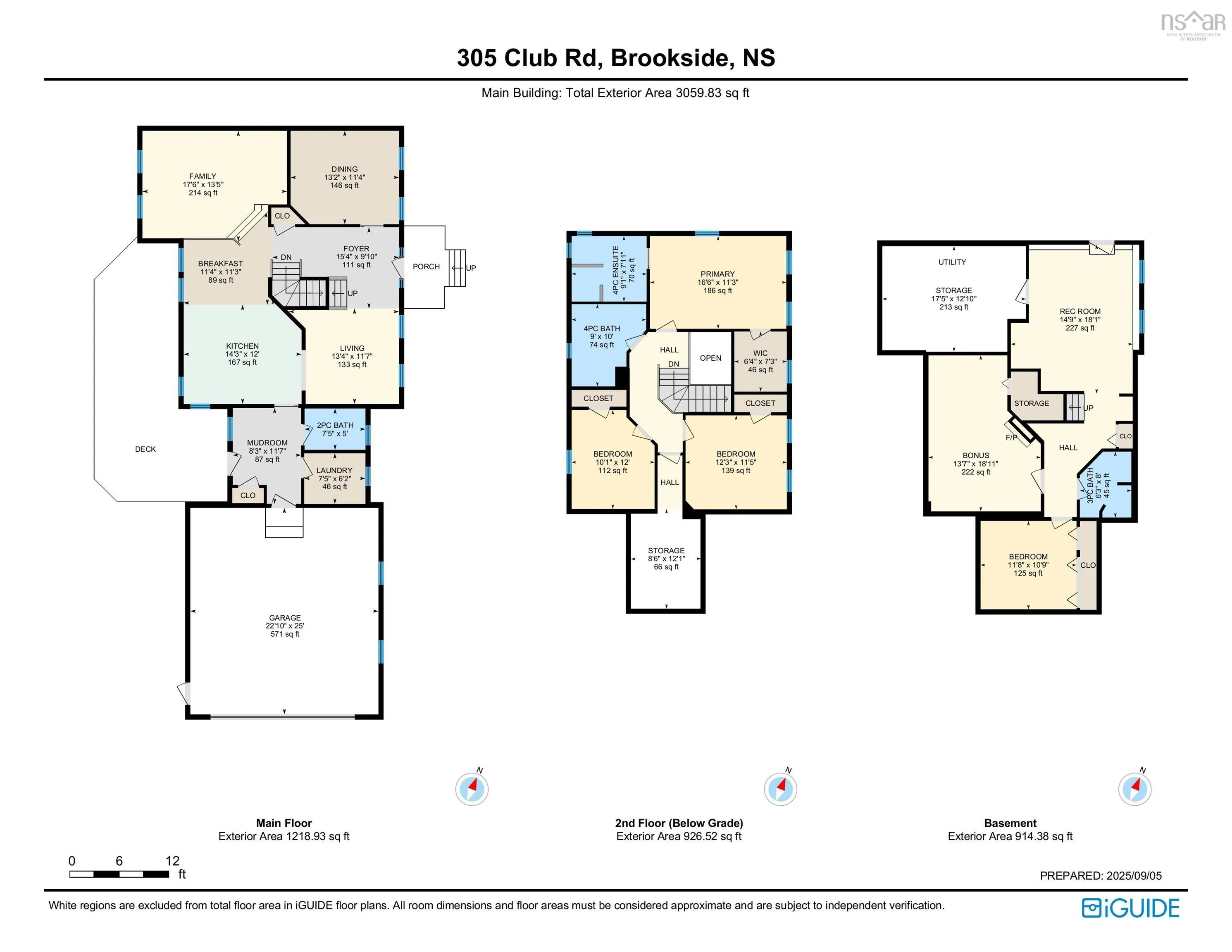 305 Club Road, Brookside, NS B3T 1R4, 3 Bedrooms Bedrooms, ,4 BathroomsBathrooms,Residential,For Sale,Club,202522919