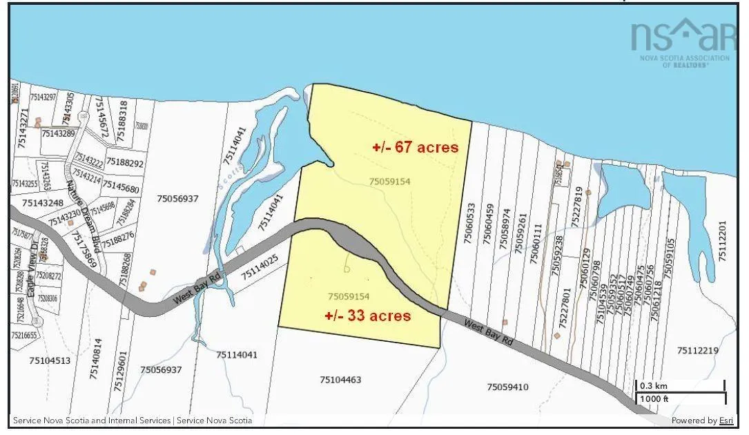 195 Acres West Bay Highway, Roberta Ns B0e 3k0, ,Land,For Sale,West Bay,202509009