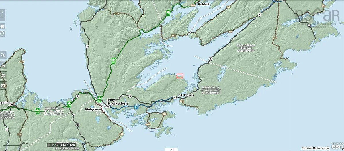 195 Acres West Bay Highway, Roberta Ns B0e 3k0, ,Land,For Sale,West Bay,202509009