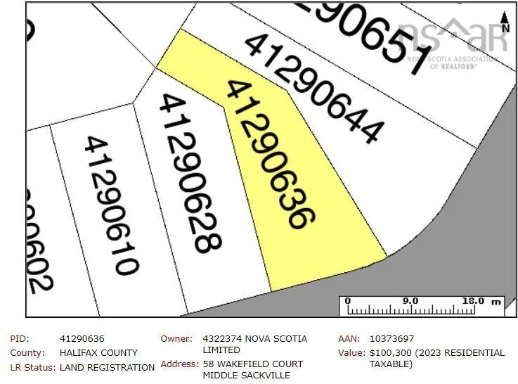 58 Wakefield Court, Middle Sackville Ns B4e 0h1, ,Land,For Sale,Wakefield,202500135